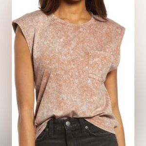 Treasure & Bond Muscle Tee Tan Biscuit Size Small NWT